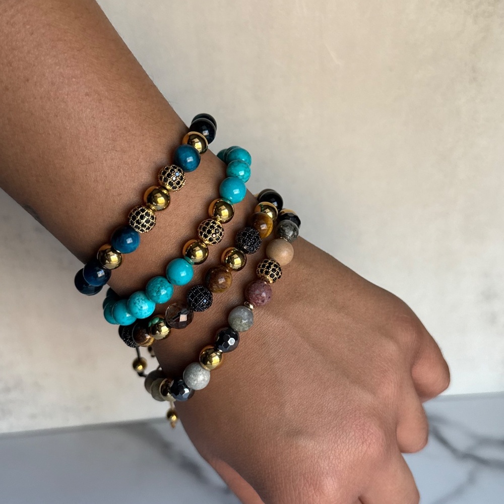 Beaded Rope String Bracelet Stack - Picture 9 of 9